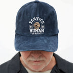 Service Human Do Not Pet Denim Cap