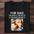 Fur Dad The Man The Myth The Snack Dealer, Paw Prints And Sleeping Pets