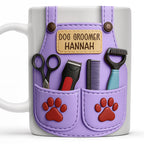 Personalize With Your Name, Paw Prints And Grooming Tools
