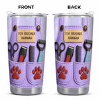 Celebrate Pet Grooming Passion With Scissors And Paw Prints