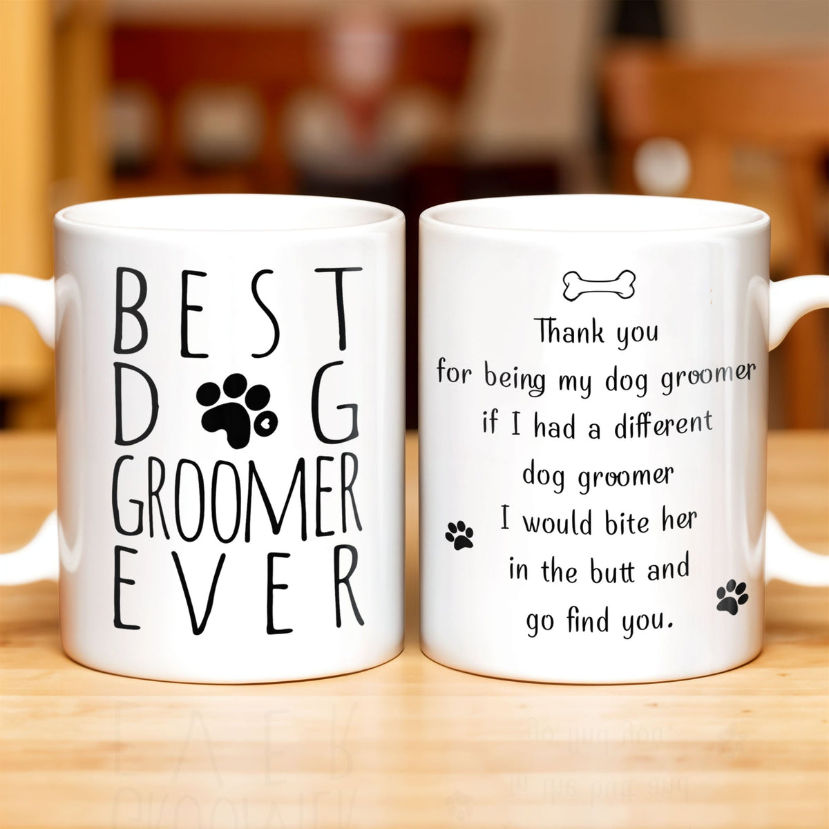 Best Groomer Ever, Paws And Bone Design