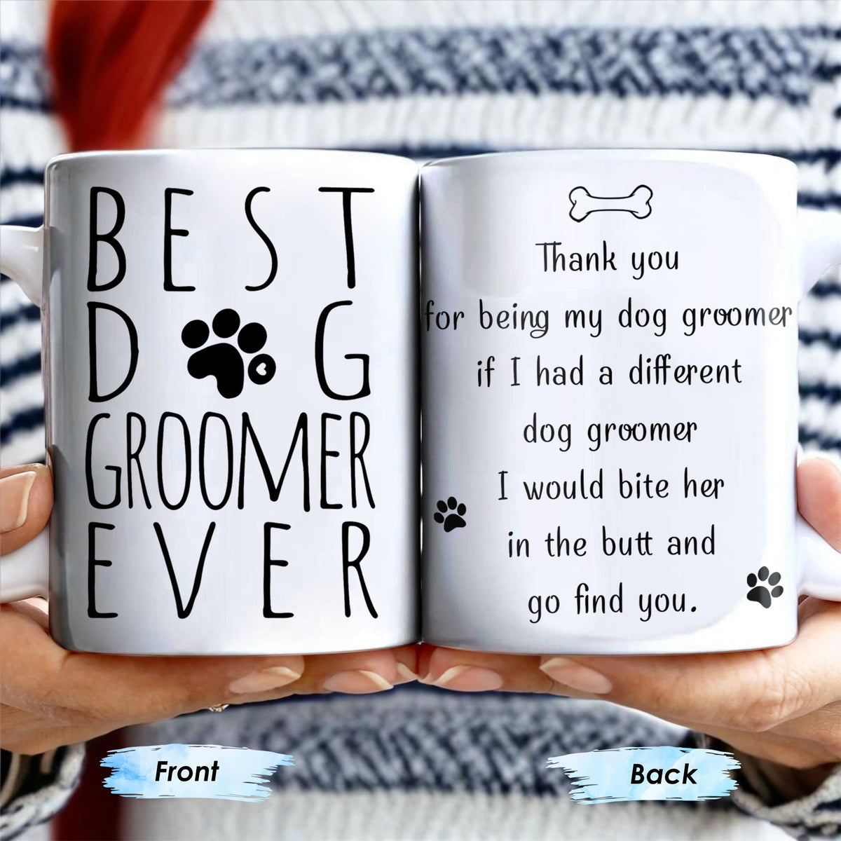 Best Groomer Ever, Paws And Bone Design