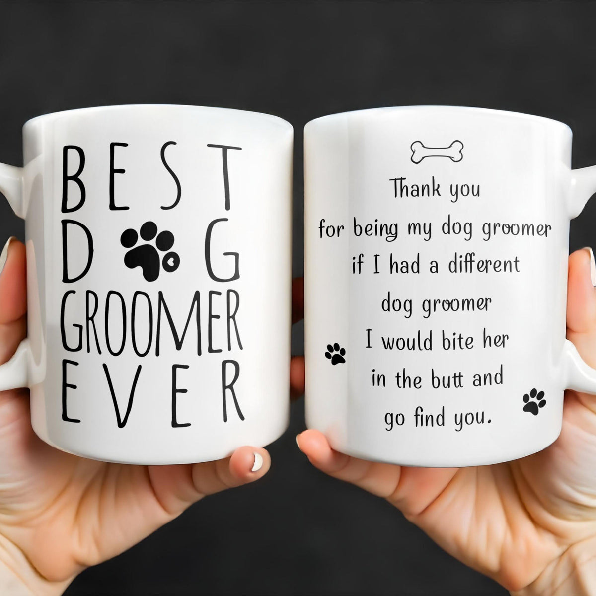 Best Groomer Ever, Paws And Bone Design