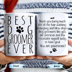 Thank You Furry Much, Precious Dog Groomers, Bone And Paw Prints