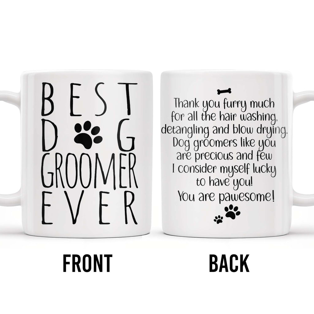 Thank You Furry Much, Precious Dog Groomers, Bone And Paw Prints