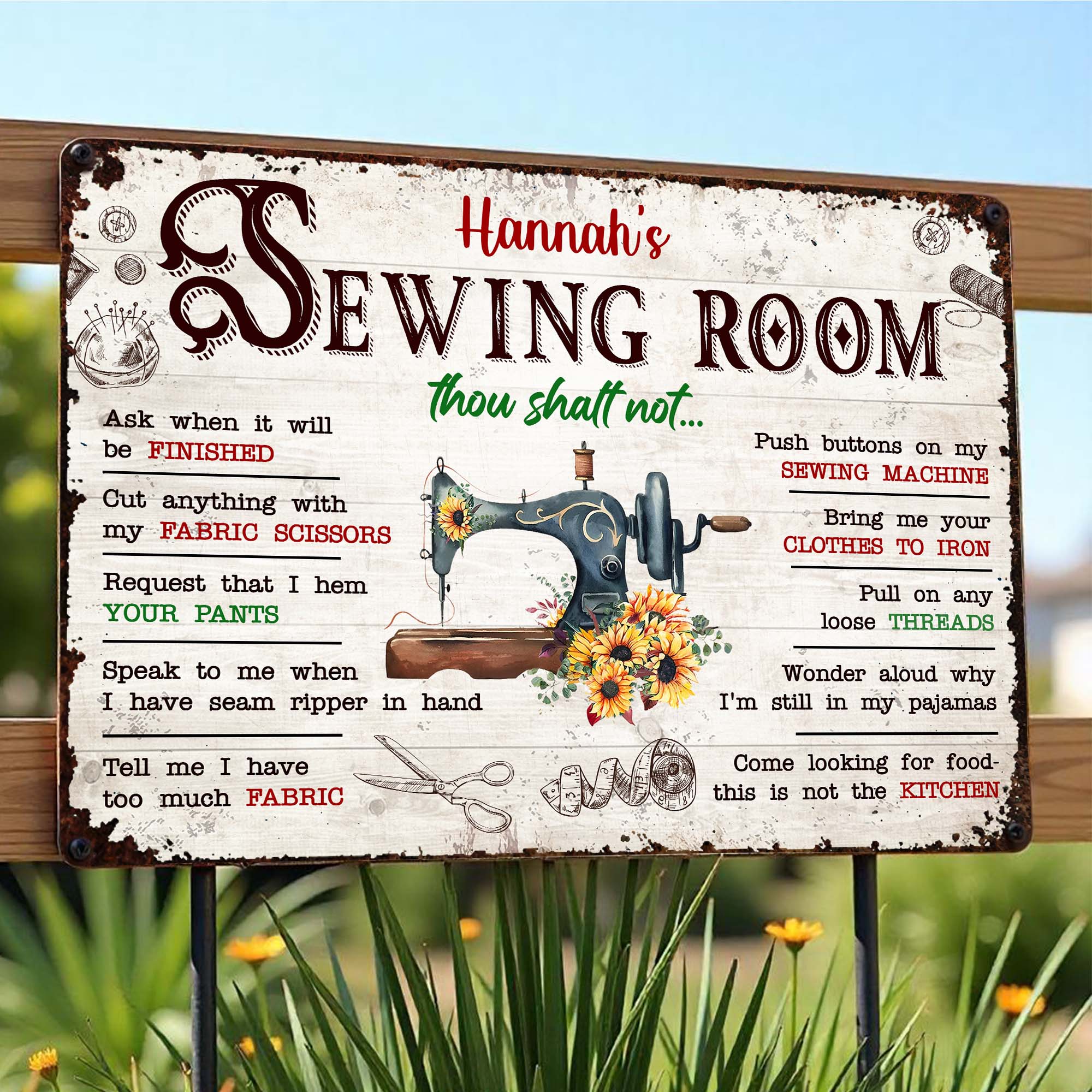 Hannah's Sewing Room Thou Shalt Not Sewing Essentials