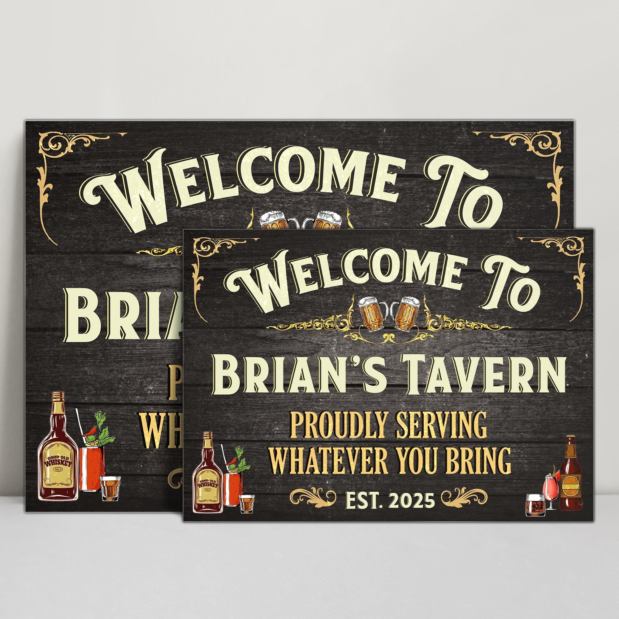 Welcome To Brian's Tavern Proudly Serving Whatever You Bring, Tavern and Beverages