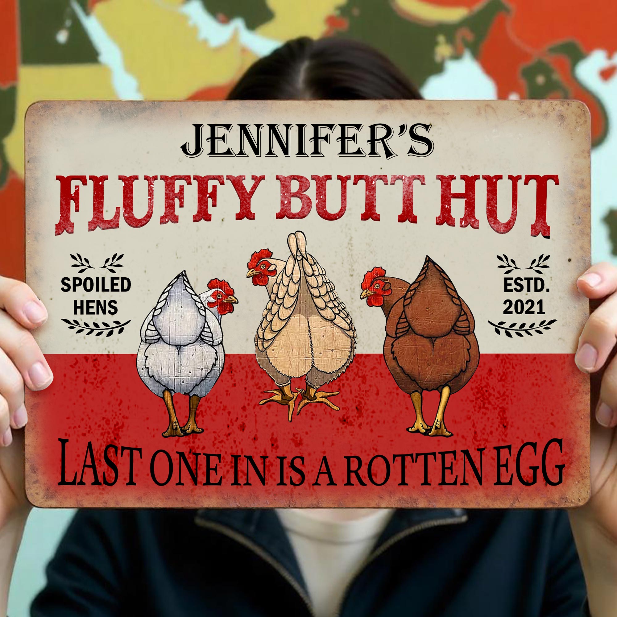 Fluffy Butt Hut Spoiled Hens Last One In Is A Rotten Egg, Chickens And Eggs