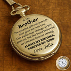 To My Brother, Forever My Hero Pocket Watch