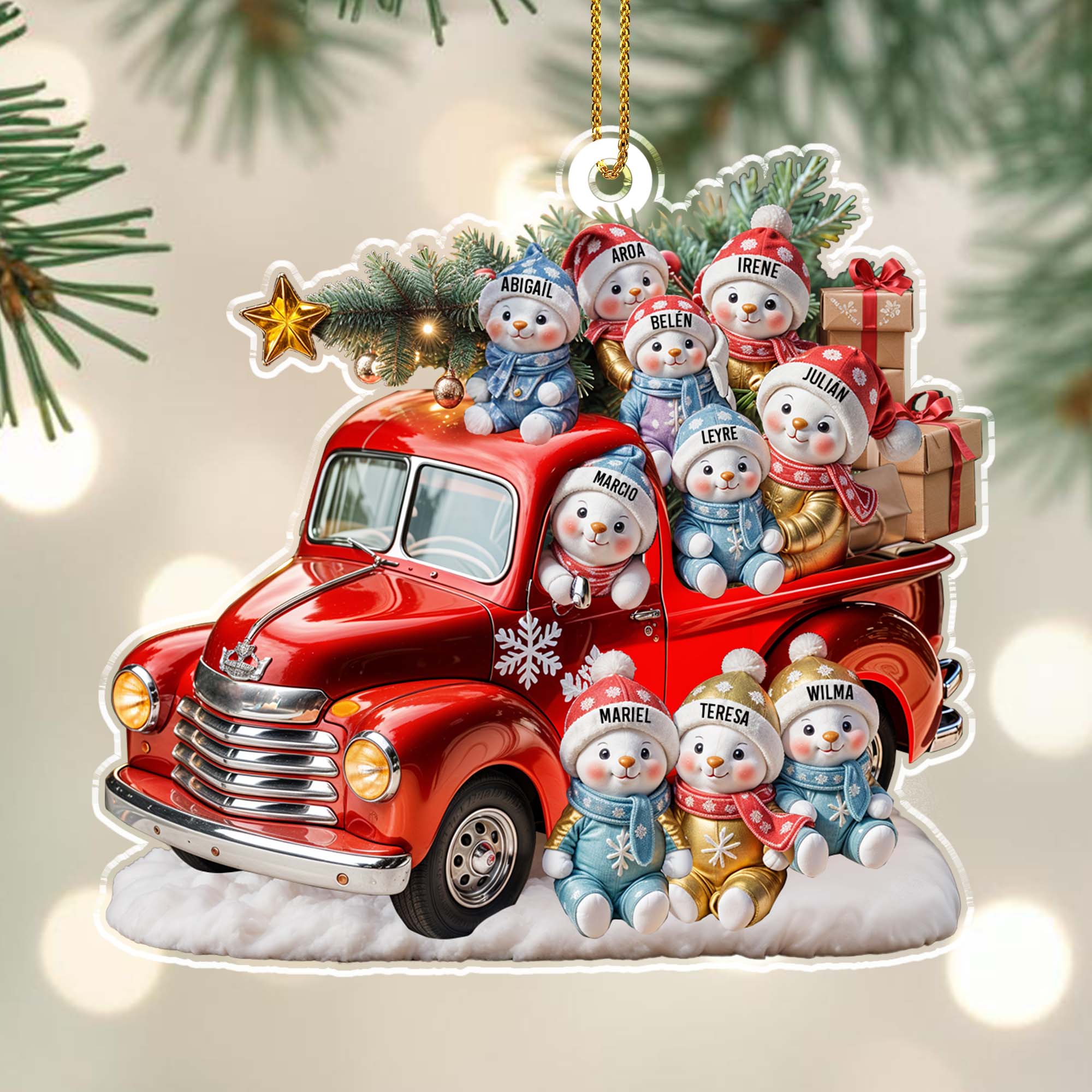 Gather With Cheer, Snowmen And Vintage Truck Holiday Decor