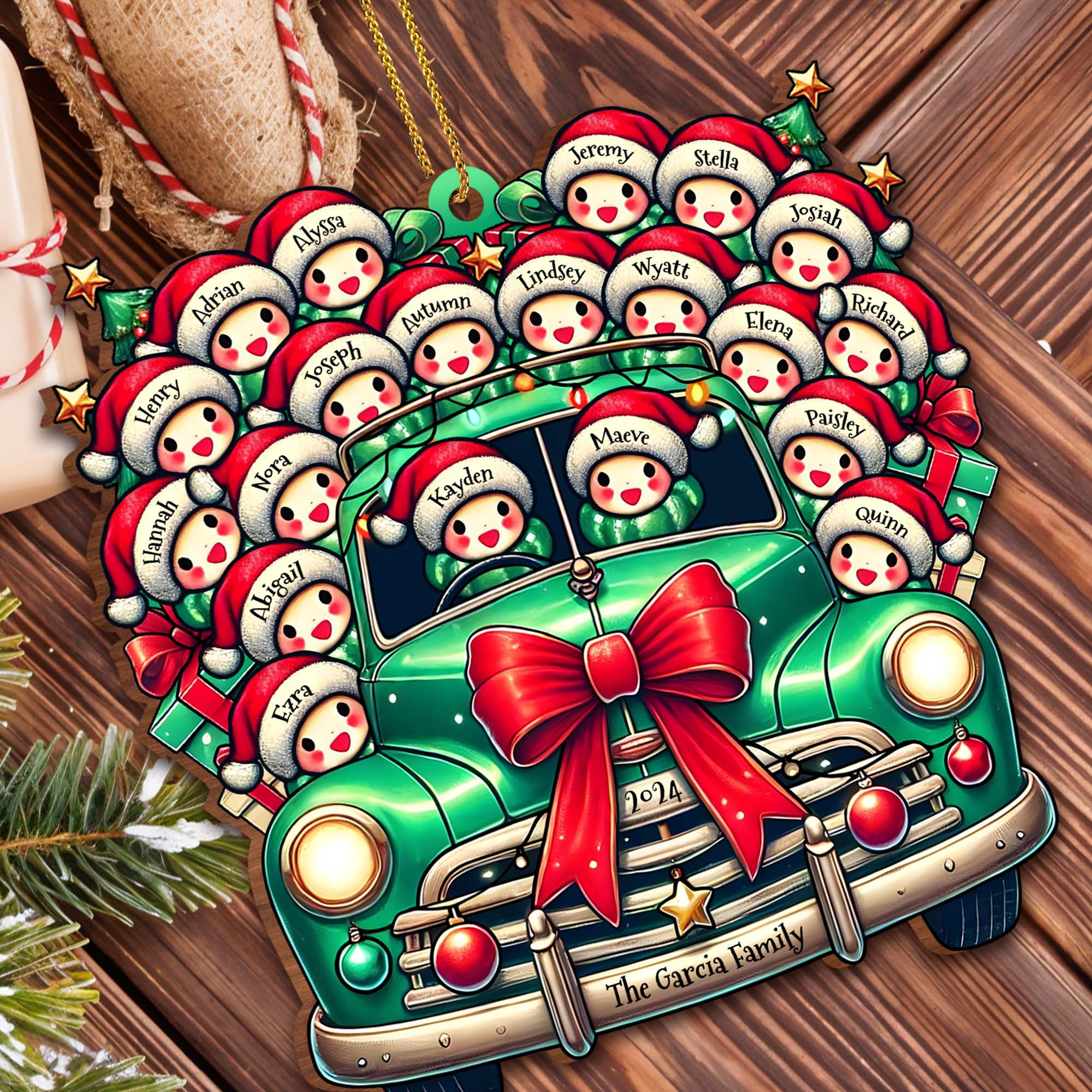 Home For The Holidays Gathering Love And Joy With Vintage Car