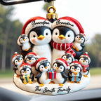 Celebrate Family Togetherness Festive Penguins Ornament