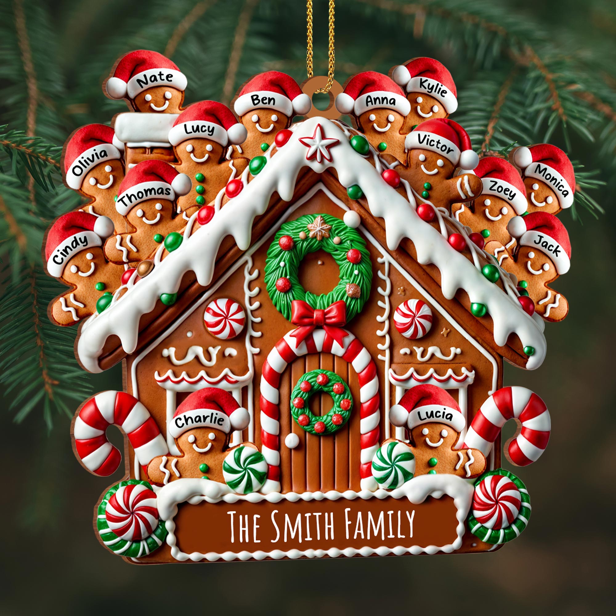 Celebrating Sweet Moments Together With Gingerbread House
