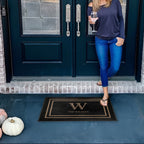 Welcome Home Monogram Elegant Doormat