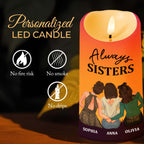 Always Sisters The Bond Between Us Forever Unity Candle
