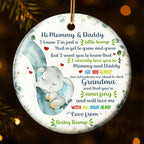 Hi Mommy & Daddy Love From Baby Bump With Elephant