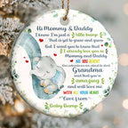 Hi Mommy & Daddy Love From Baby Bump With Elephant