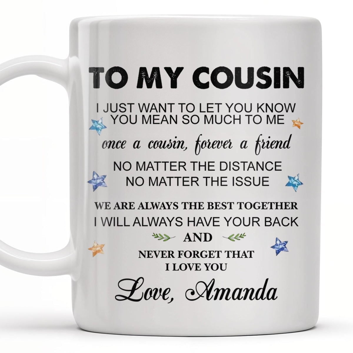 To My Cousin, You Mean So Much, Stars And Leaves