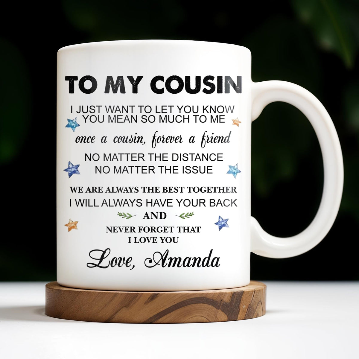 To My Cousin, You Mean So Much, Stars And Leaves