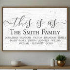 This Is Us, Elegant Family Name Display