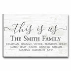 This Is Us, Elegant Family Name Display