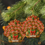 Celebrate Your Family's Holiday With Custom Van And Bears Ornament
