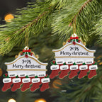 Merry Christmas Stockings And Holly Design