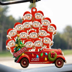 To The Family, Santa Hats And Vintage Car