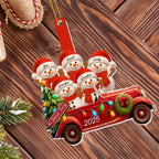 To The Family, Santa Hats And Vintage Car