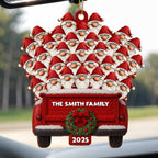 Celebrate Your Family This Holiday Season - Personalized Custom Wood Ornament, Custom Shaped - FAM458_WDO