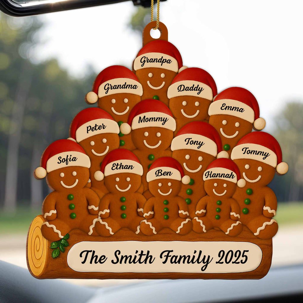 Celebrate Your Family With Cheerful Gingerbread Figures