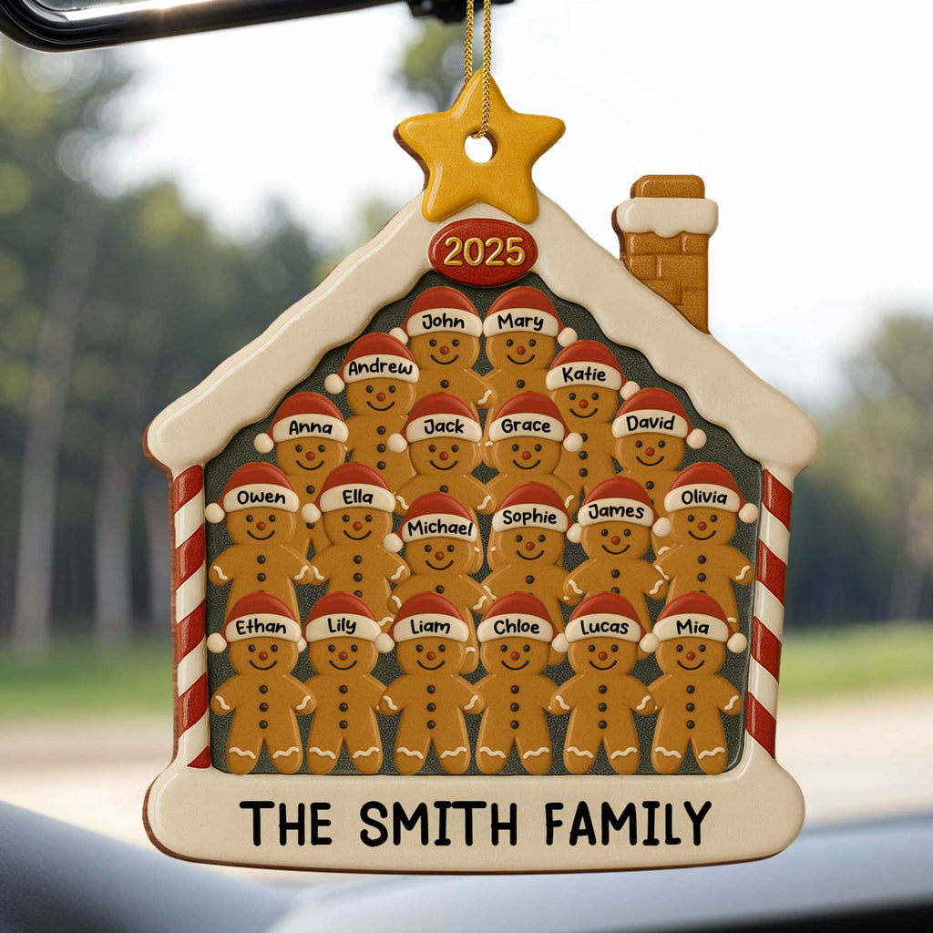 Celebrate Your Family Love With Festive Gingerbread Figures
