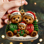 Our First Christmas As Grandparents With Family Bears