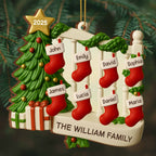 Celebrate Family Bond with Festive Stockings and Christmas Tree