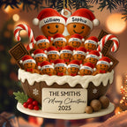 Merry Christmas Gingerbread Cookies Decoration