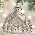 Celebrate Warmth And Joy With Snowman Family Holiday Ornament