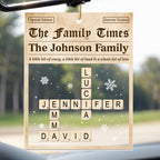 A Little Bit of Crazy & A Whole Lot of Love, Snowflakes, Scrabble Letters