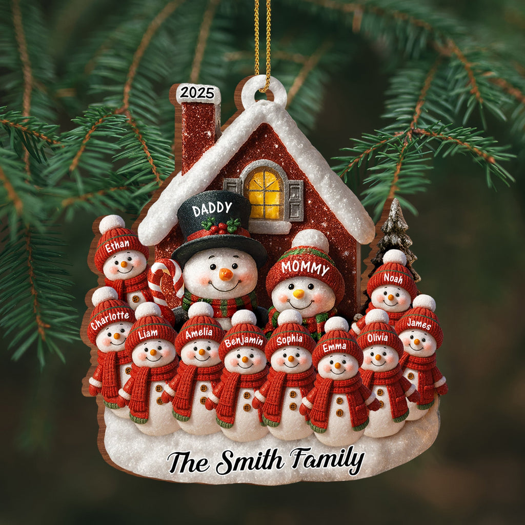 Personalize Your Family's Holiday Spirit With Snowmen