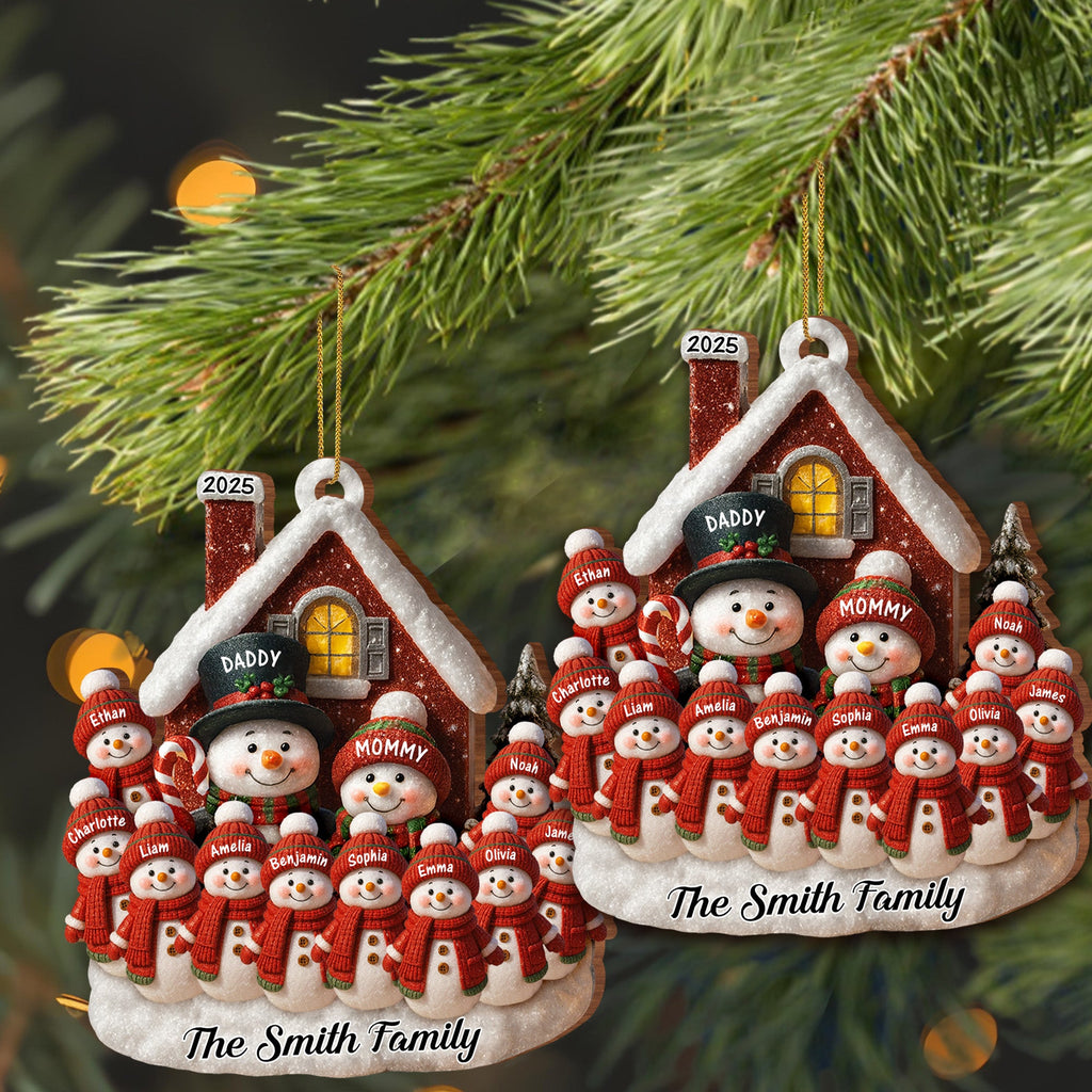 Personalize Your Family's Holiday Spirit With Snowmen