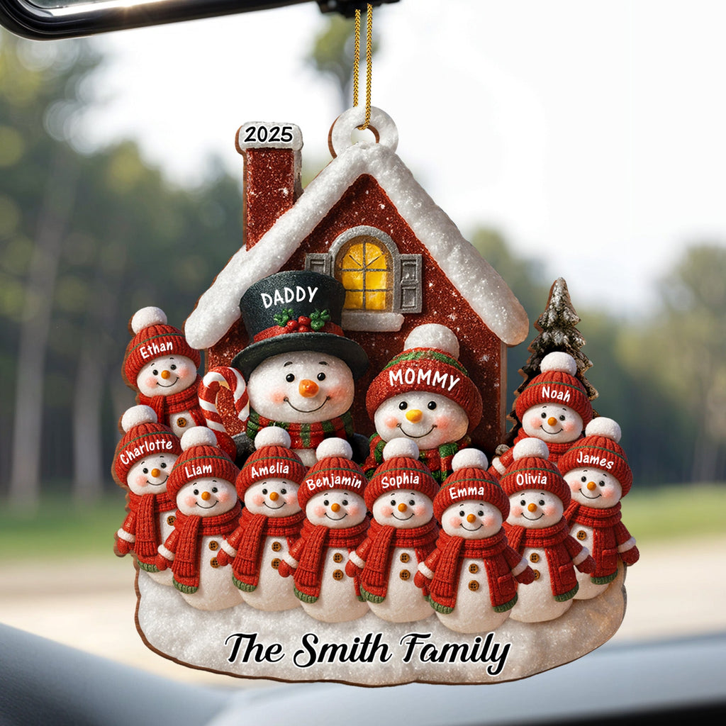 Personalize Your Family's Holiday Spirit With Snowmen