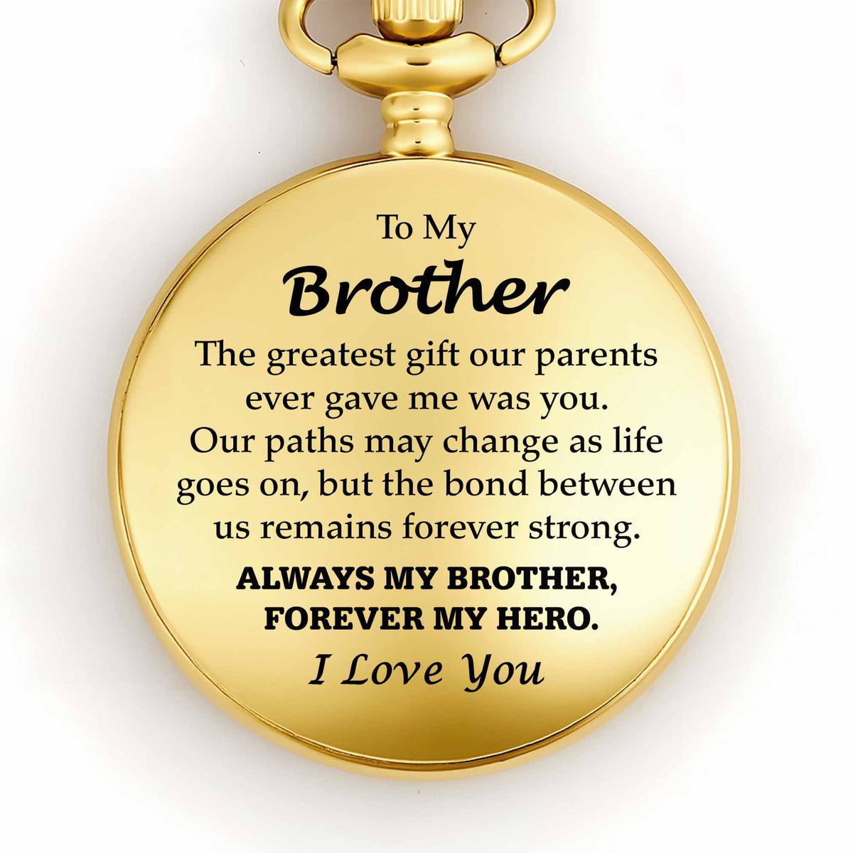 To My Brother, Always My Brother, Forever My Hero