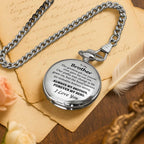 To My Brother, The Greatest Gift, Always My Brother, Forever My Hero Pocket Watch