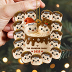 Family Christmas Hot Cocoa Mug With Santa Hat
