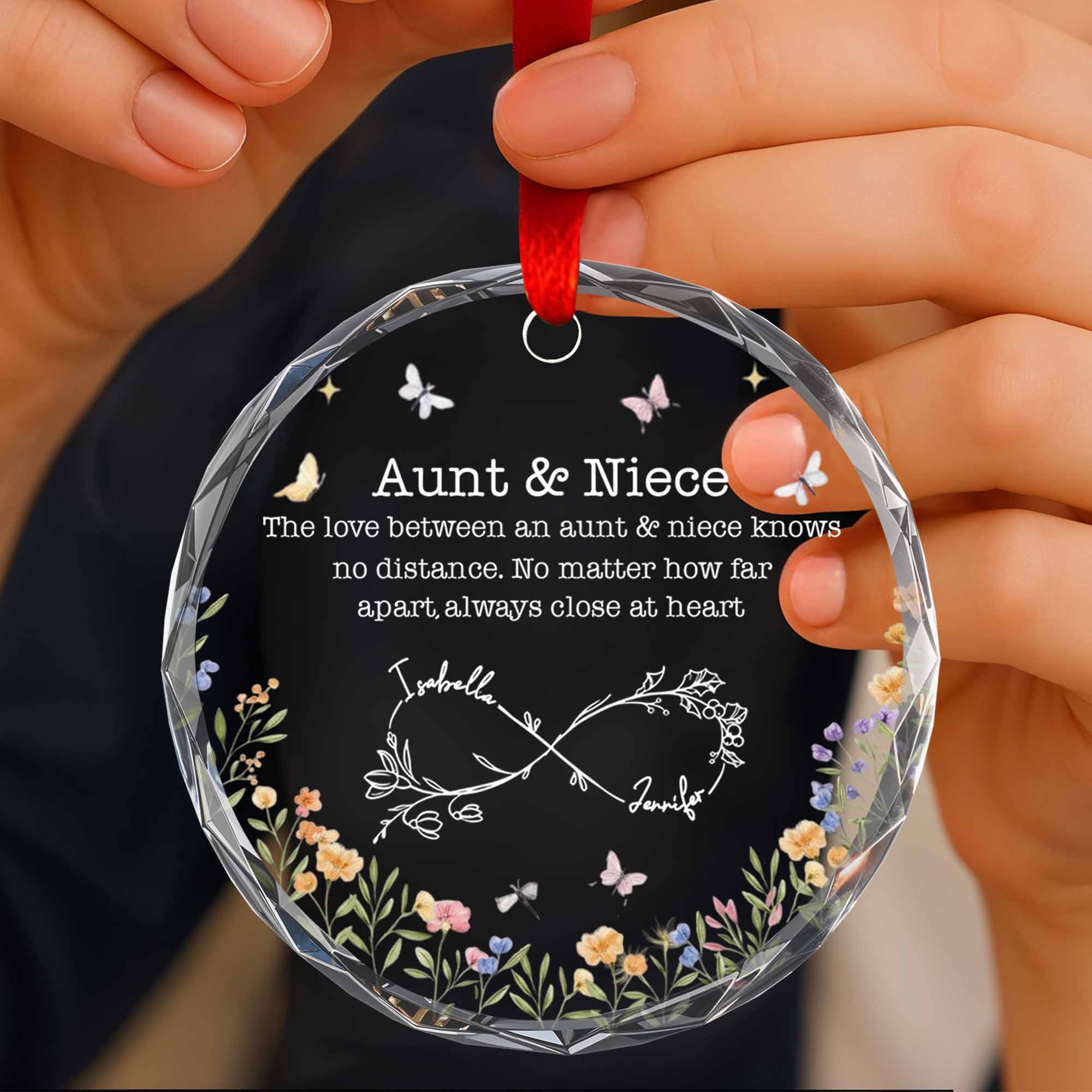 The Love Between An Aunt & Niece, Butterflies & Flowers