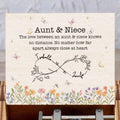 Love Between Aunt & Niece, Always Close At Heart, Flowers
