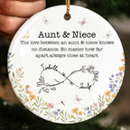 The Love Between An Aunt & Niece, Flowers And Butterflies