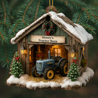Celebrate The Holidays, Tractor Barn Ornament
