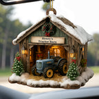 Celebrate The Holidays, Tractor Barn Ornament