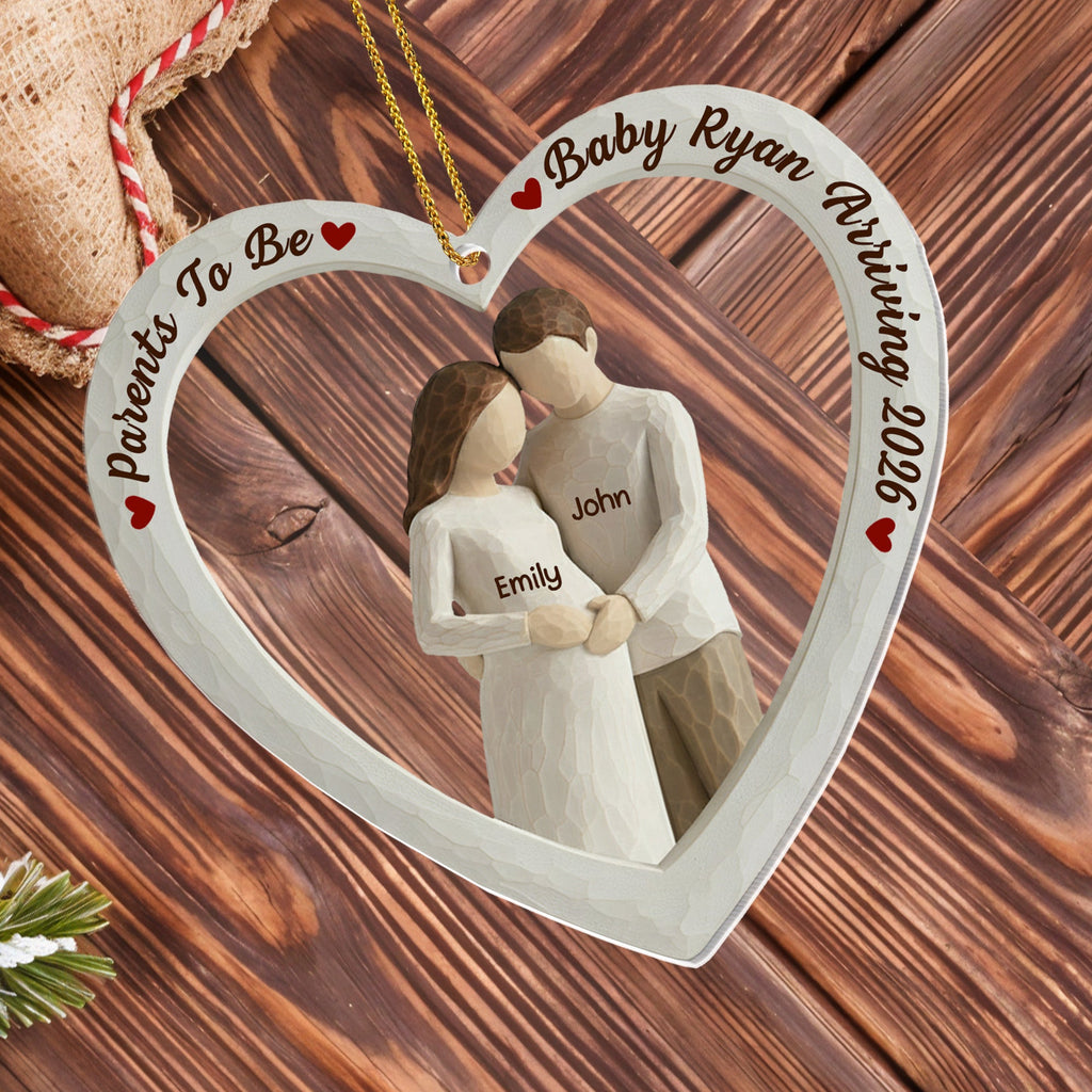 Parents To Be, Baby Arriving, Couple In Heart