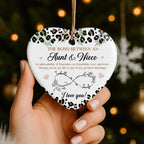 The Bond Between An Aunt & Niece, Hearts, Floral Design